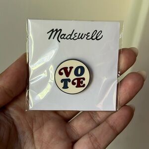 Madewell VOTE Pin